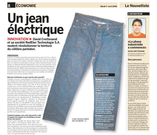 Un jean électrique